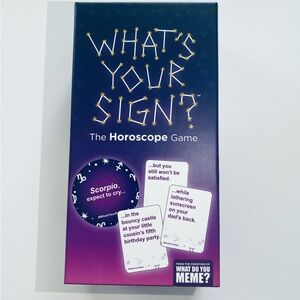Card Game What’s your sign the horoscope New in box